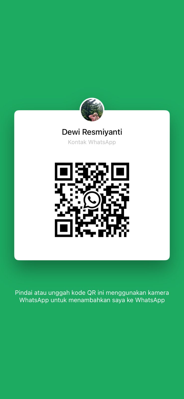 QR WhatsApp Dewi Resmiyanti
